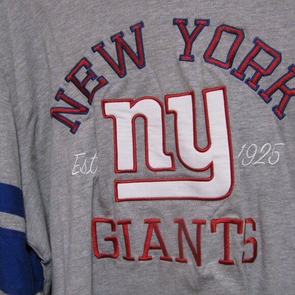 NEW YORK NY  GIANTS NFL EMBROIDERED LONG SLEEVE SHIRT SIZE XL NWOT????? GORGEOUS - Picture 4 of 8